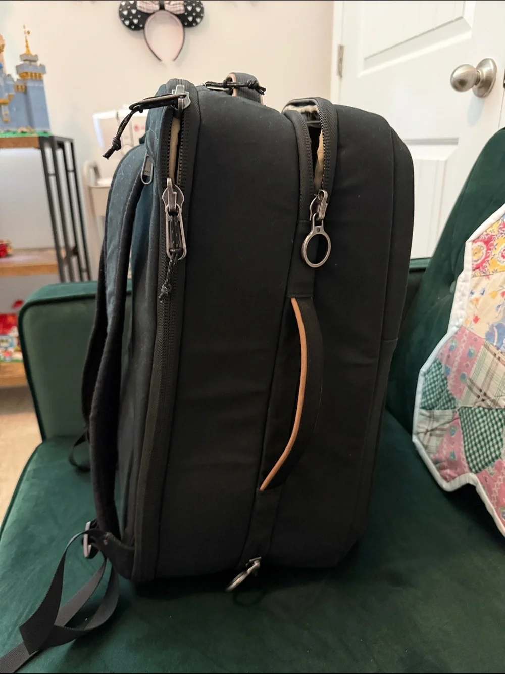Fjallraven Black Travel Backpack